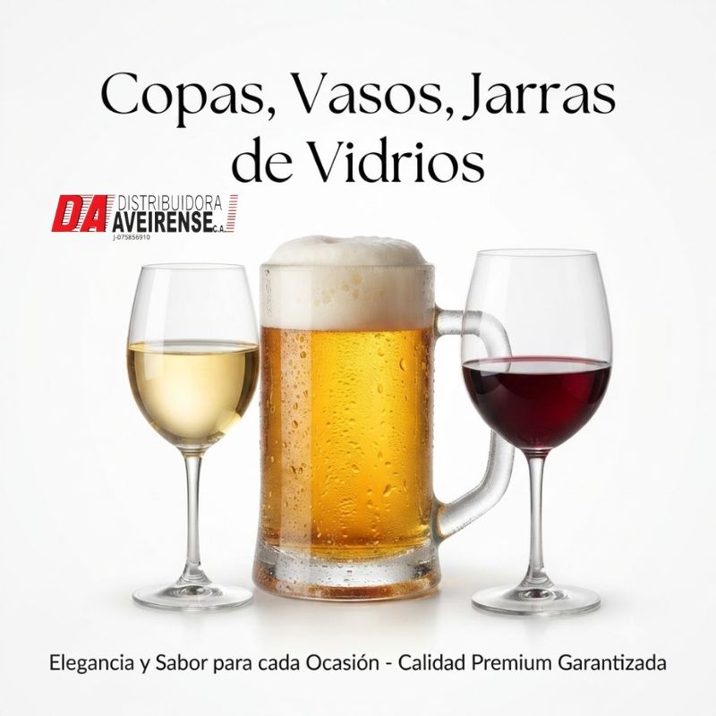 Copas, Vasos y Jarras de Vidrio