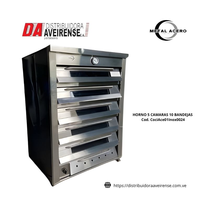 HORNO 5 CAMARAS 10 BANDEJAS.