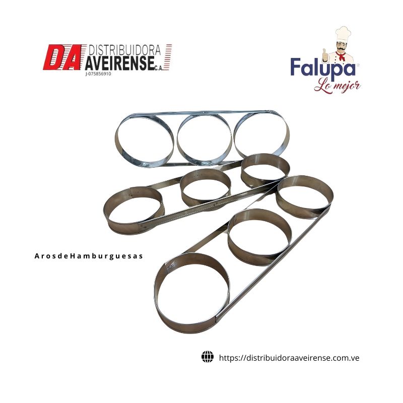 Bandeja A r o s d e H a m b u r g u e s a s A C E R O I N O X I D A B L E 10x3x3cm