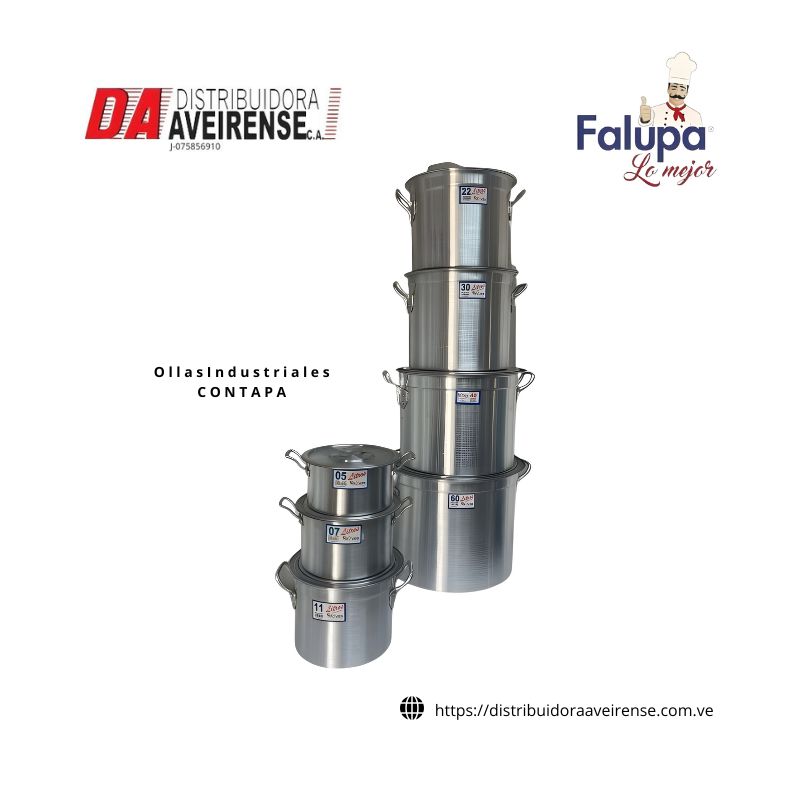 O l l a s   Sancochera  C O N T A P A  de 5 Lt.  2mm 