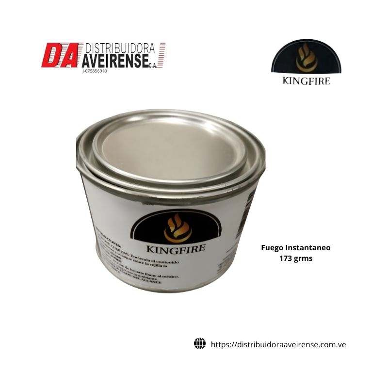 Fuego Instantaneo Kingfire lata 173grms.