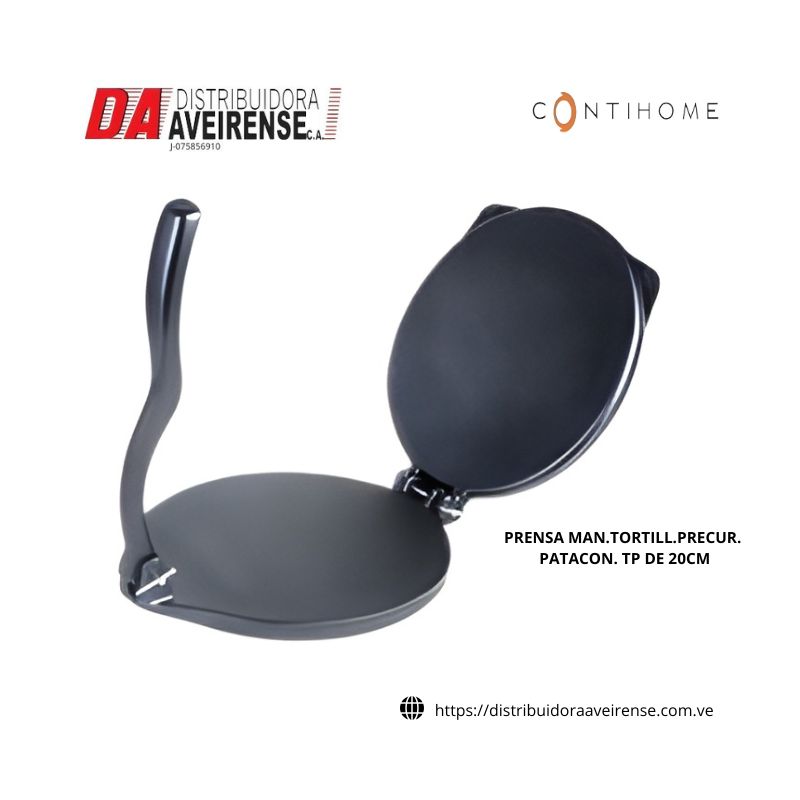 PRENSA MANUAL TORTILLA PRECUR. PATACON. TP DE 20CM.HD 3550