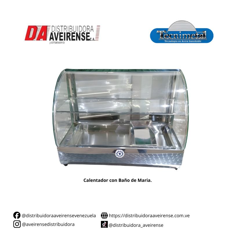 Calentado Baño de Maria  Electrico 2mtr. con 12 bandejas incluidas 
