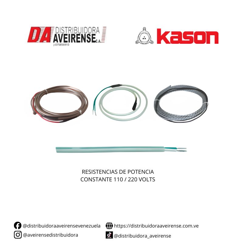 RESISTENCIAS DE POTENCIA CONSTANTE 110 / 220 VOLTS.