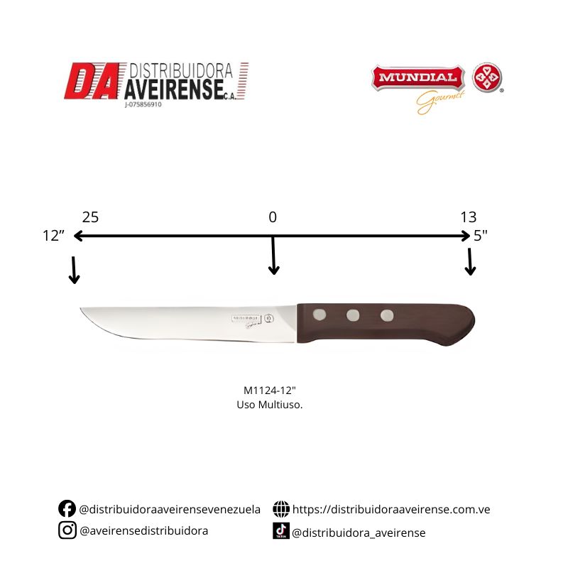 Cuchillo Multiuso Modelo M1124-12