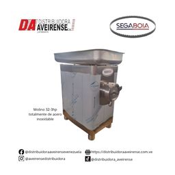 Molino de 32-3hp en acero inoxidable.