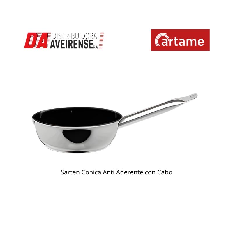 SARTEN CONICA ANTIADHERENTE 24X4.5.