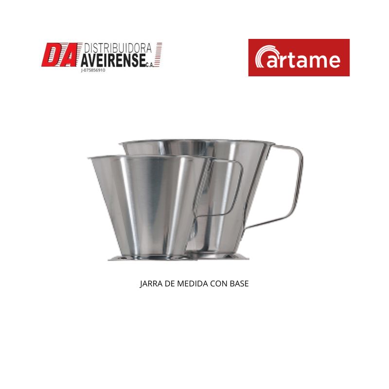 JARRA DE MEDIDA CON BASE 15.5x15.5