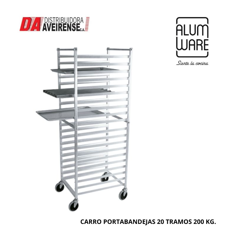  CARRO PORTABANDEJAS 20 TRAMOS 200 KG.