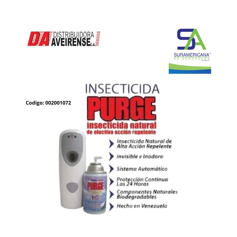 Purge 198gr (INSECTICIDA). el precio es unicamente del purge no incluye dispensador 