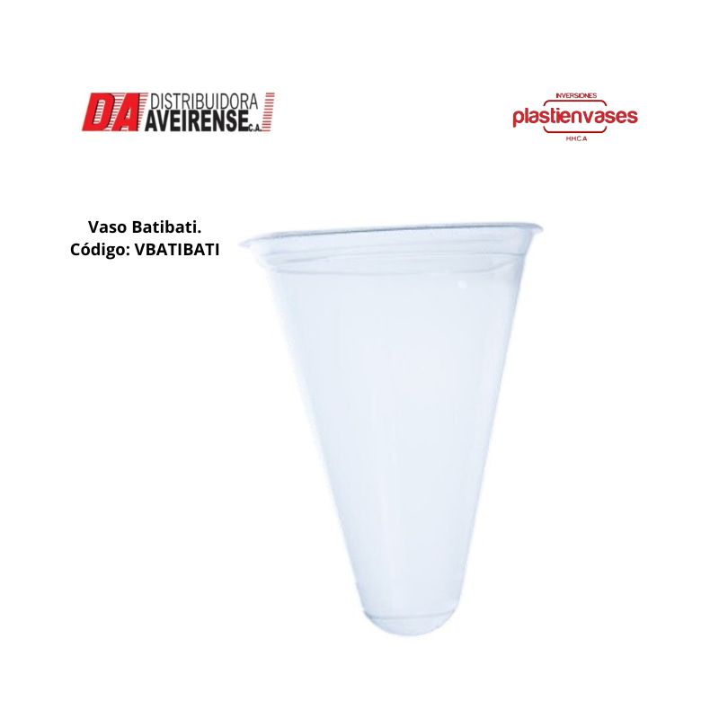 Vasos Batibati.  bulto de 1000 unidades