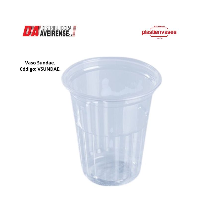 Vasos Sundae. 6 onzas , bulto 1200 unidades 
