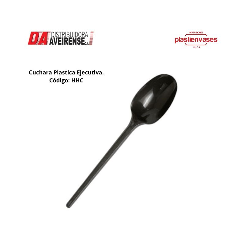 Cuchara Plastica Ejecutiva. (Empacado) bulto 2000 unidades , blanco o negro 